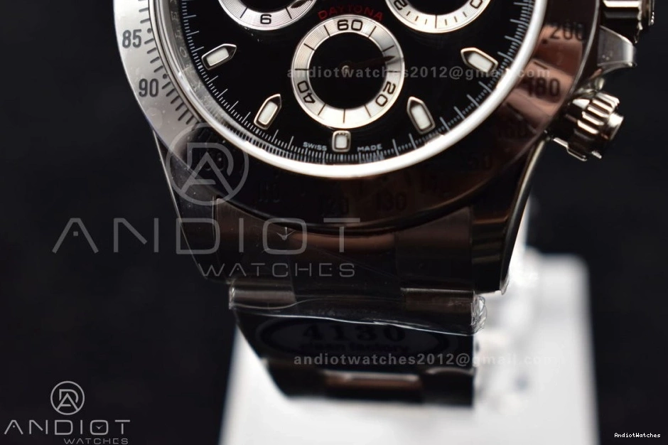 V Edition 116520 904L 773 and 1:1 Daytona Best SS Clean Bracelet SmoothTexture Dial SA4130 Case Black 0106